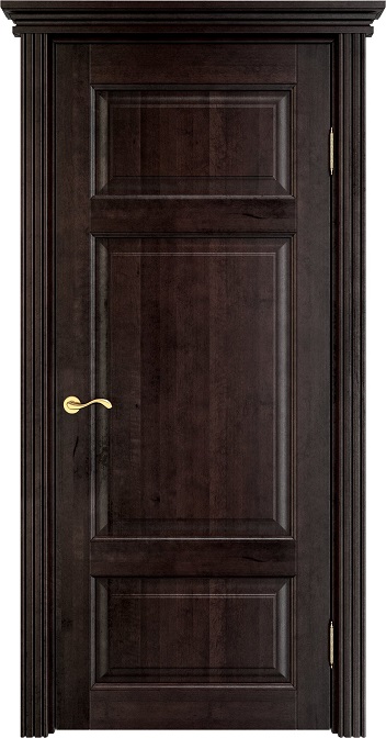 Дверь Массив Ольхи модель Ол55 цвет Венге