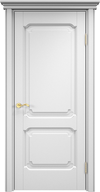 Дверь Массив Ольхи модель Ол7.2 цвет Эмаль белая
