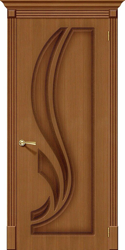 Дверь Браво модель Лилия цвет Орех (Ф-11)
