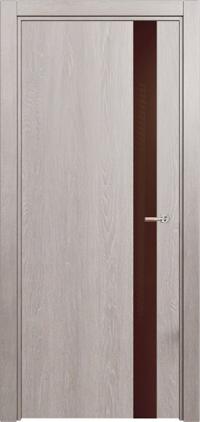Дверь Status Favorite модель 703 Дуб серый стекло лакобель коричневый