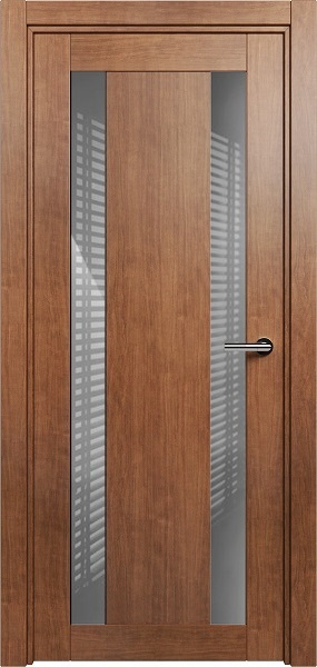 Дверь Status Estetica модель 822 Анегри стекло лакобель серый