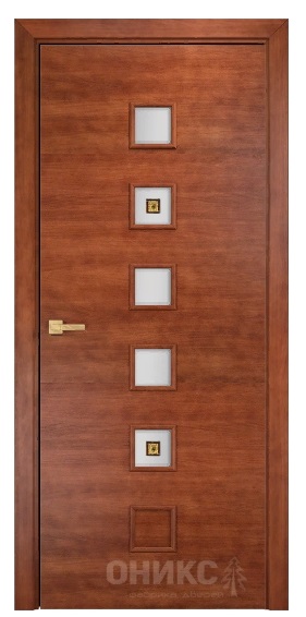Дверь Оникс модель Вега цвет Анегри тёмный сатинат фьюзинг