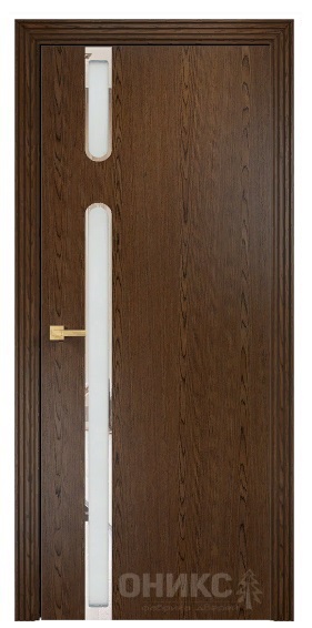 Дверь Оникс модель Рондо цвет Тангентальный орех