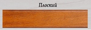 Наличник Плоский Массив Ольхи Темный орех 15% Комплект 5 шт.