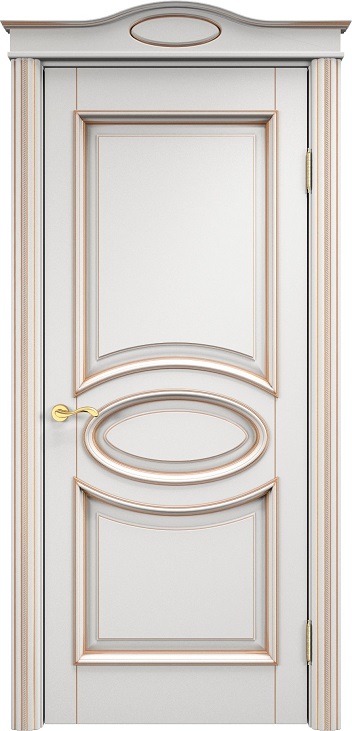 Дверь Массив Ольхи модель Ол26 цвет Грунт+патина золото