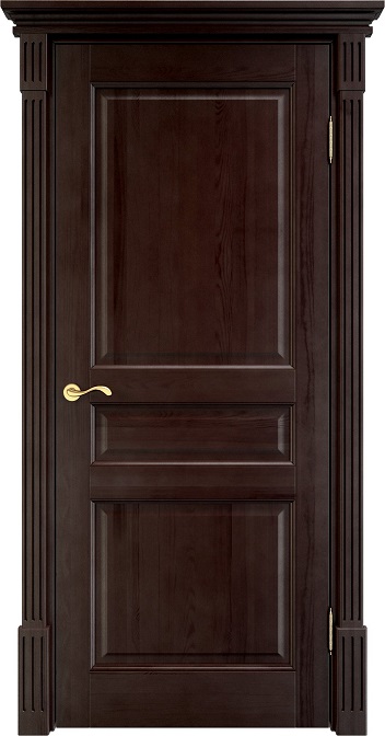 Дверь Массив Сосны модель 5ш цвет Венге