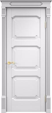 Дверь Массив Ольхи модель Ол7.3 цвет Эмаль белая