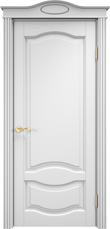 Дверь Массив Ольхи модель Ол33 цвет Эмаль белая