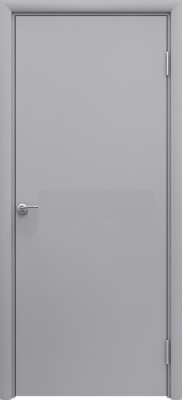 Aquadoor Дверь гладкая RAL7035 пластиковая