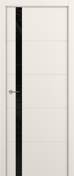 ZaDoor ART-LITE модель Groove эмаль цвет жемчужно-перламутровый стекло lacobel black