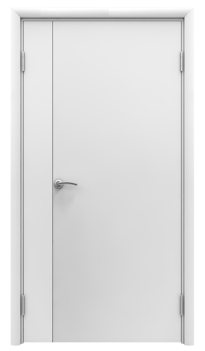 Aquadoor Дверь гладкая белая пластиковая высотой 2400 мм