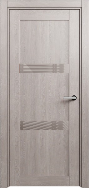 Дверь Status Estetica модель 832 Дуб серый стекло лакобель капучино