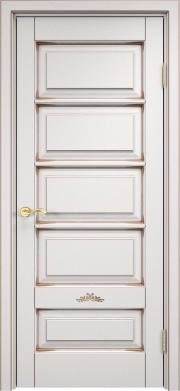 Дверь Массив Ольхи модель Ол44 цвет Эмаль белая