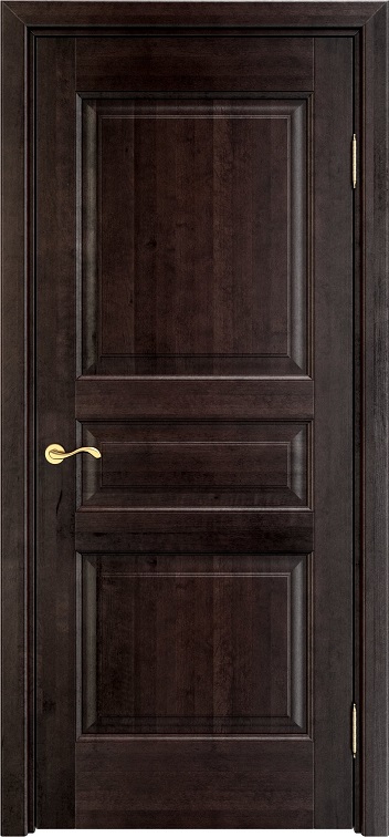 Дверь Массив Ольхи модель Ол5 цвет Венге