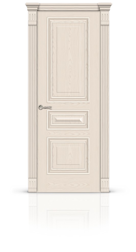 Дверь СитиДорс модель Элеганс-2 цвет Ясень крем