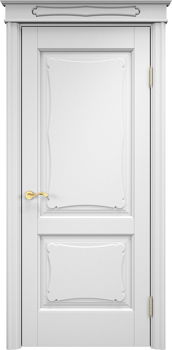 Дверь Массив Ольхи модель Ол6.2 цвет Эмаль белая