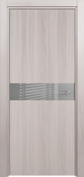 Дверь Status Favorite модель 702 Ясень стекло лакобель серый