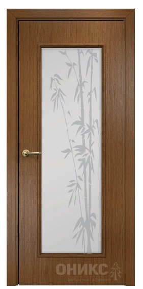 Дверь Оникс модель Турин цвет Орех сатинат пескоструй рис. 5