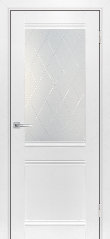Дверь МариаМ модель Техно 702 цвет Белоснежный сатинато