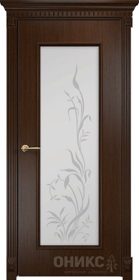 Дверь Оникс модель Турин цвет Венге сатинат пескоструй Рис. 9
