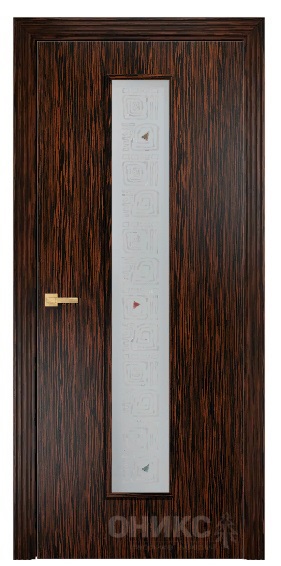 Дверь Оникс модель Плаза цвет Эбен сатинат фьзинг