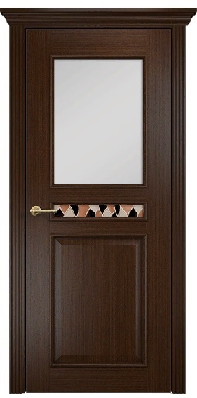 Дверь Оникс модель Ника цвет Венге сатинат