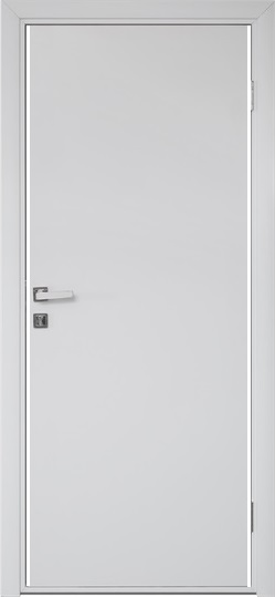 EtaDoor Дверь влагостойкая гладкая кромка AL с двух сторон цвет белый
