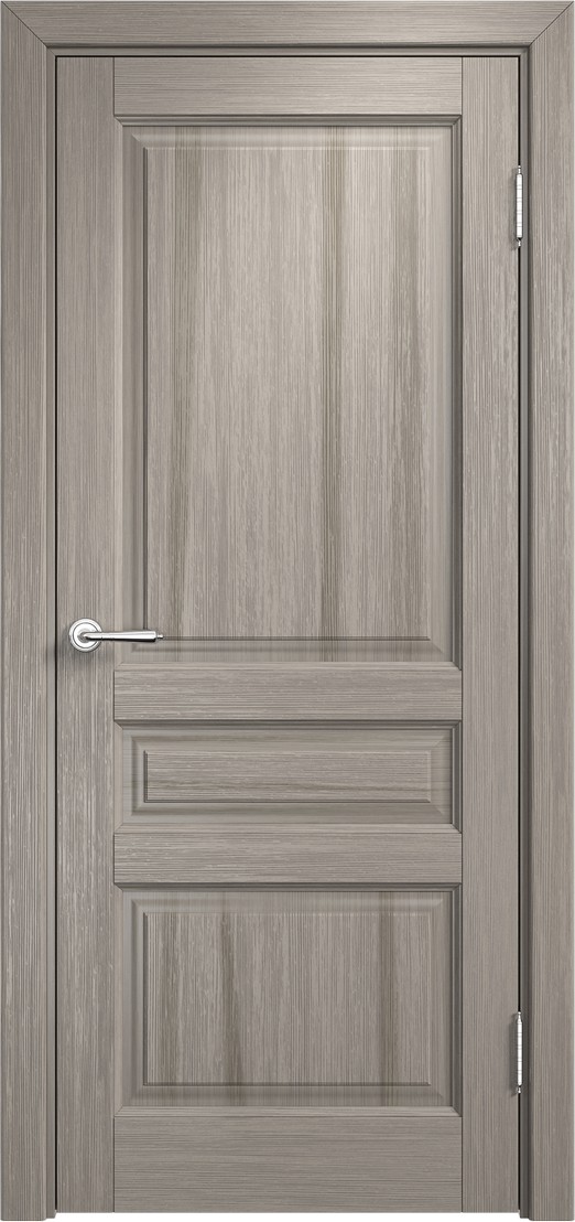 Дверь Мадера Винтаж модель 5Ш браш цвет Серый 215