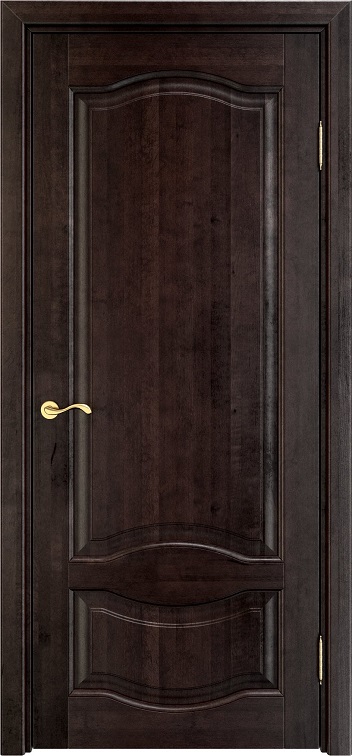Дверь Массив Ольхи модель Ол33 цвет Венге