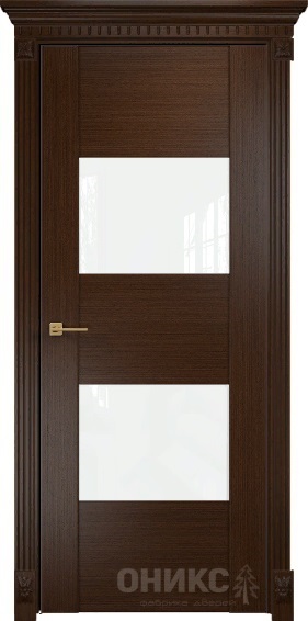 Дверь Оникс модель Парма цвет Венге лакобель Ral0333