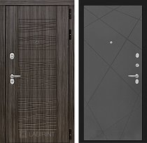 LABIRINT Входная металлическая дверь SCANDI панель 24 графит софт