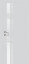 Profilo Porte модель PX-16 кромка хром с 4-х сторон цвет Агат матовый стекло лакобель белый