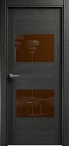 Дверь Status Versia модель 221 Венге пепельный стекло лакобель коричневый