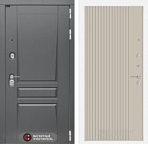 LABIRINT Входная металлическая дверь Платинум панель №29 цвет капучино