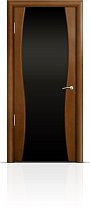 Дверь Мильяна модель Омега-1 цвет Анегри триплекс черный