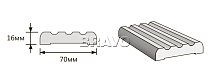 Браво Наличник Тип-3 Ваниль (д-15) 5 шт.