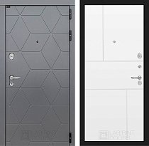 LABIRINT Входная металлическая дверь Cosmo панель №21 цвет белый софт