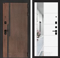 LABIRINT Входная металлическая дверь Karmina панель №19 цвет белый софт