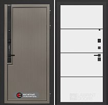 LABIRINT Входная металлическая дверь Лаб-1 Про панель №25 цвет белый софт