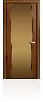 Дверь Мильяна модель Омега-1 цвет Анегри триплекс бронзовый