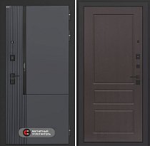 LABIRINT Входная металлическая дверь Лаб-2 Про панель №3 цвет орех премиум