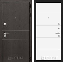 LABIRINT Входная металлическая дверь URBAN панель 13 белый soft