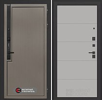 LABIRINT Входная металлическая дверь Лаб-1 Про панель №13 цвет грей софт