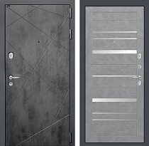 LABIRINT Входная металлическая дверь Лофт панель №20 цвет бетон светлый
