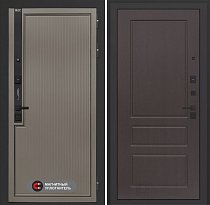 LABIRINT Входная металлическая дверь Лаб-1 Про панель №3 цвет орех премиум