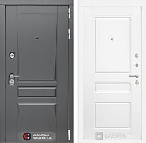 LABIRINT Входная металлическая дверь Платинум панель №3 белый soft