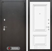 LABIRINT Входная металлическая дверь SILVER панель №26 эмаль белая