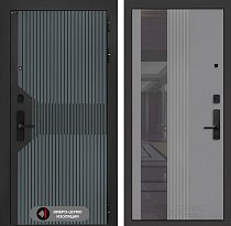 LABIRINT Входная металлическая дверь Смартлаб панель №32 цвет серый софт рельеф