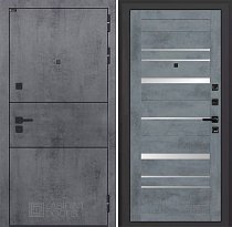 LABIRINT Входная металлическая дверь Инфинити панель №20 цвет бетон тёмный