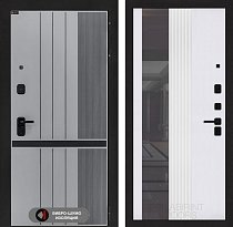LABIRINT Входная металлическая дверь SkyLAB панель №32 цвет белый софт рельеф